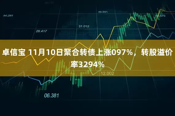卓信宝 11月10日聚合转债上涨097%，转股溢价率3294%
